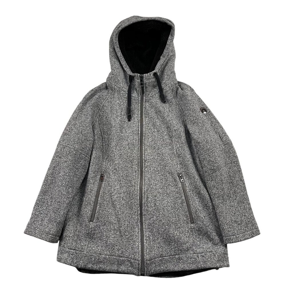 1 Madison Expedition Jacket Womens XL Grey Hooded w/ Drawstring